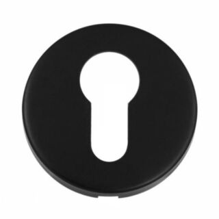 Eclipse Escutcheon Euro Profile Stainless Steel Matt Black 2pk
