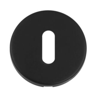 Eclipse Escutcheon Standard Keyway Stainless Steel Matt Black 2pk