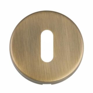 Eclipse Escutcheon Standard Keyway Stainless Steel Matt Antique Brass 2pk