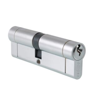 Eclipse Euro Profile Double Key Cylinder Satin Chrome Split Length 95mm (45/50)