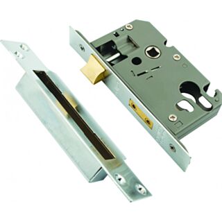 Eclipse Euro Profile Sashlock Satin Chrome 63mm