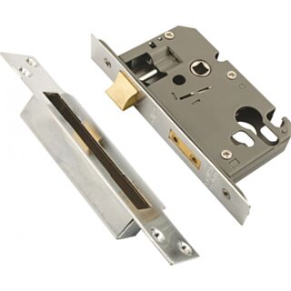 Eclipse Euro Profile Sashlock Satin Chrome 76mm