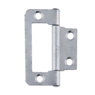 Eclipse Flush Butt Hinge BZP 40mm 4pk