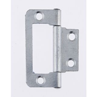 Eclipse Flush Butt Hinge BZP 50mm 4pk