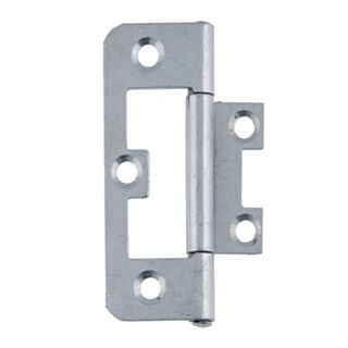 Eclipse Flush Butt Hinge BZP 60mm 4pk