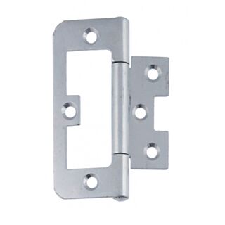 Eclipse Flush Butt Hinge BZP 75mm 2pk