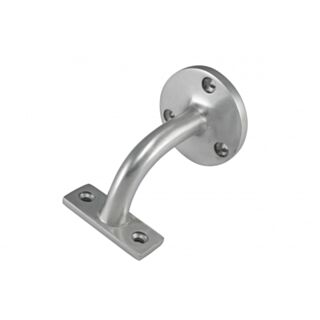 Eclipse Handrail Bracket Satin Aluminium 63mm