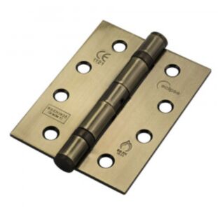 Eclipse Ball Bearing Hinge Grade 11 Mild Steel Matt Antique Bronze 102x76x2.7mm 2pk