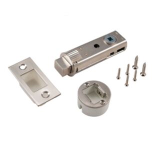 Eclipse Easy Fit Bathroom Deadbolt Latch Satin Nickel 70mm