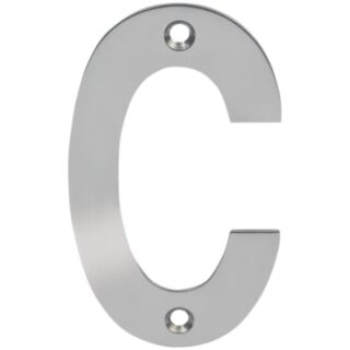 Eclipse Letter 'C' Stainless Steel Satin 100mm