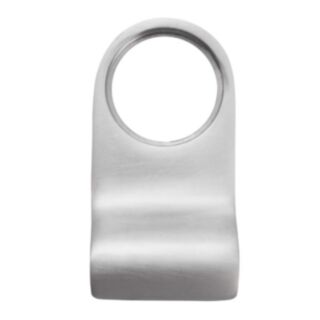 Eclipse Victorian Pattern Rim Cylinder Pull Satin Chrome