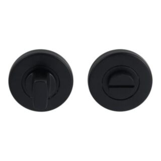 Eclipse Bathroom Thumbturn & Release Stainless Steel Matt Black