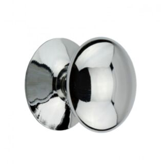 Eclipse Victorian Cupboard Knob Chrome Plated 25mm 2pk