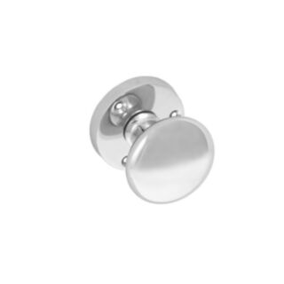 Eclipse Victorian Pattern Mortice Knob Polished Chrome 63mm