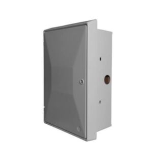 Electric Meter Box UK Standard Recessed White
