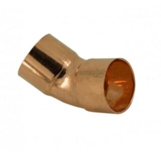 End Feed 45° Elbow Copper 67mm