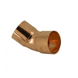 End Feed Obtuse 45° Elbow Copper 22mm