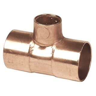End Feed Reducing Tee Copper 22x22x15mm