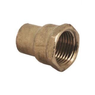 End Feed To Female Iron Coupler Bronze 42mm x 1½