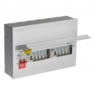 Europa Sentinel Metal Clad Fully Loaded Consumer Unit 16 Way