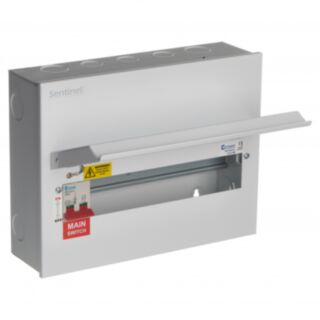 Europa Sentinel Metal Clad Main Switch Consumer Unit 14 Way