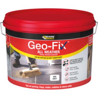 Everbuild Geo-Fix All Weather Jointing Compound Mid Grey 14kg