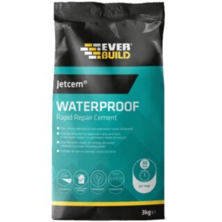 Everbuild Jetcem Waterproof Rapid Setting Cement 3kg