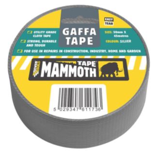 Everbuild Mammoth Gaffa Tape Silver 50mm x 45mtr