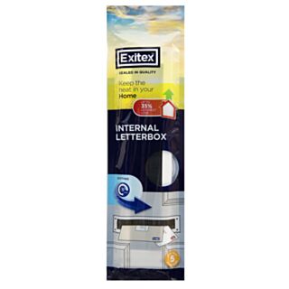 Exitex Internal Letterbox & Seal PVC White