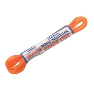 Faithfull Brick Line Polyester Orange 18mtr