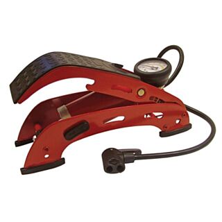 Faithfull Foot Pump Single Cylinder With Gauge