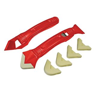 Faithfull Silicone Remover & Finisher Tool 2pce Set