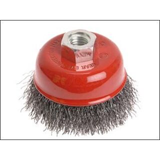 Faithfull Wire Wheel Brush Cup Crimped M14 60mm