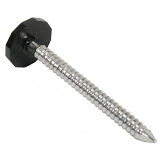 Fascia Nails Plastic Head Black 40mm 100pk
