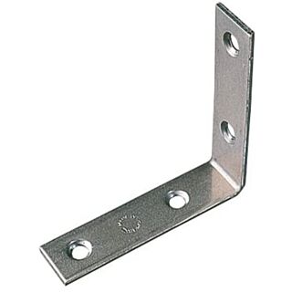 Fastpak Value Pack Corner Bracket Zinc 40mm 5pk
