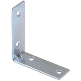 Fastpak Value Pack Corner Bracket Zinc 50mm 4pk
