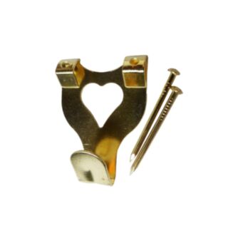 Fastpak Value Pack Picture Hook Double & Pins Brass 8pk