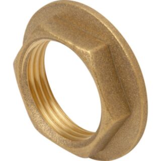 Flanged Backnut Brass ½