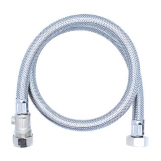 Flexible Braided Tap Connector To Compression With Isolating Valve ¾ x 22x900mm