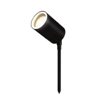 Forum Leto Dual Mount Spotlight With Spike Black IP44 60x107x215mm