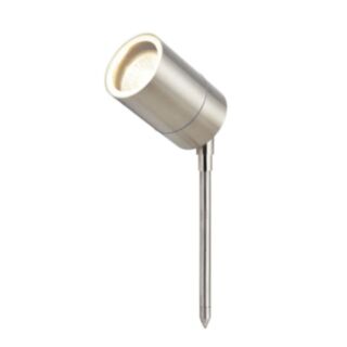 Forum Leto Dual Mount Spotlight With Spike Stainless Steel IP44 60x107x215mm