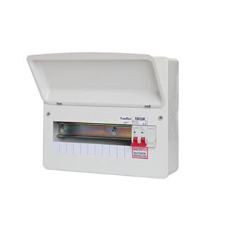 Fusebox Metal Clad 100Amp Main Switch Consumer Unit 11 Way