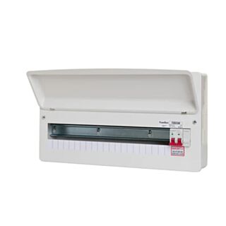 Fusebox Metal Clad 100Amp Main Switch Consumer Unit 21 Way