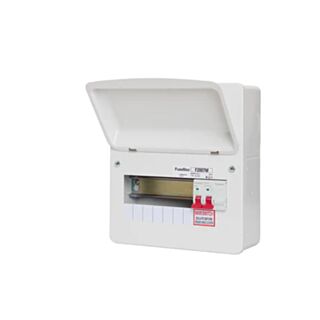 Fusebox Metal Clad 100Amp Main Switch Consumer Unit 7 Way