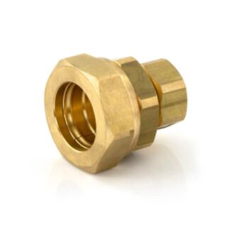 Gastite XR2 Copper Compression Reducing Coupler Brass DN32 To 28mm