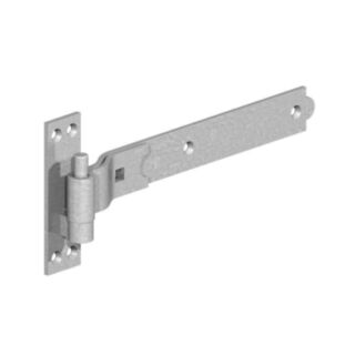 Gatemate® Cranked Band & Hook On Plate Hinge Galvanised 600mm