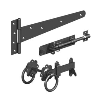 Gatemate® Swing Gate Kit Ring Latch Black 450mm