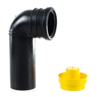 Geberit 90mm HDPE 90° Bend