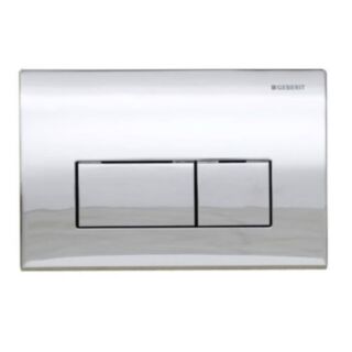 Geberit Kappa 50 Dual Flush Plate Gloss Chrome