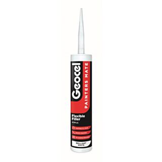 Geocel Painters Mate Acrylic Flexible Filler Brilliant White 310ml